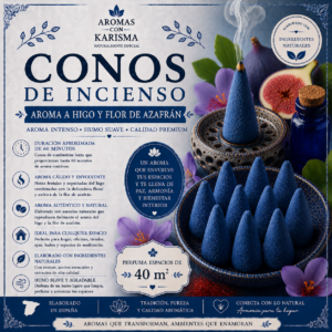 CONOS XL HIGO Y AZAFRÁN