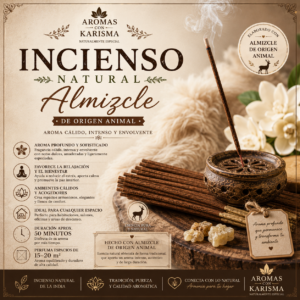 INCIENSO NATURAL INDIA- ALMIZCLE (10 varitas)