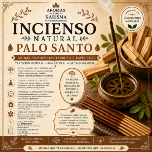 INCIENSO NATURAL INDIA- PALO SANTO (10 varitas)